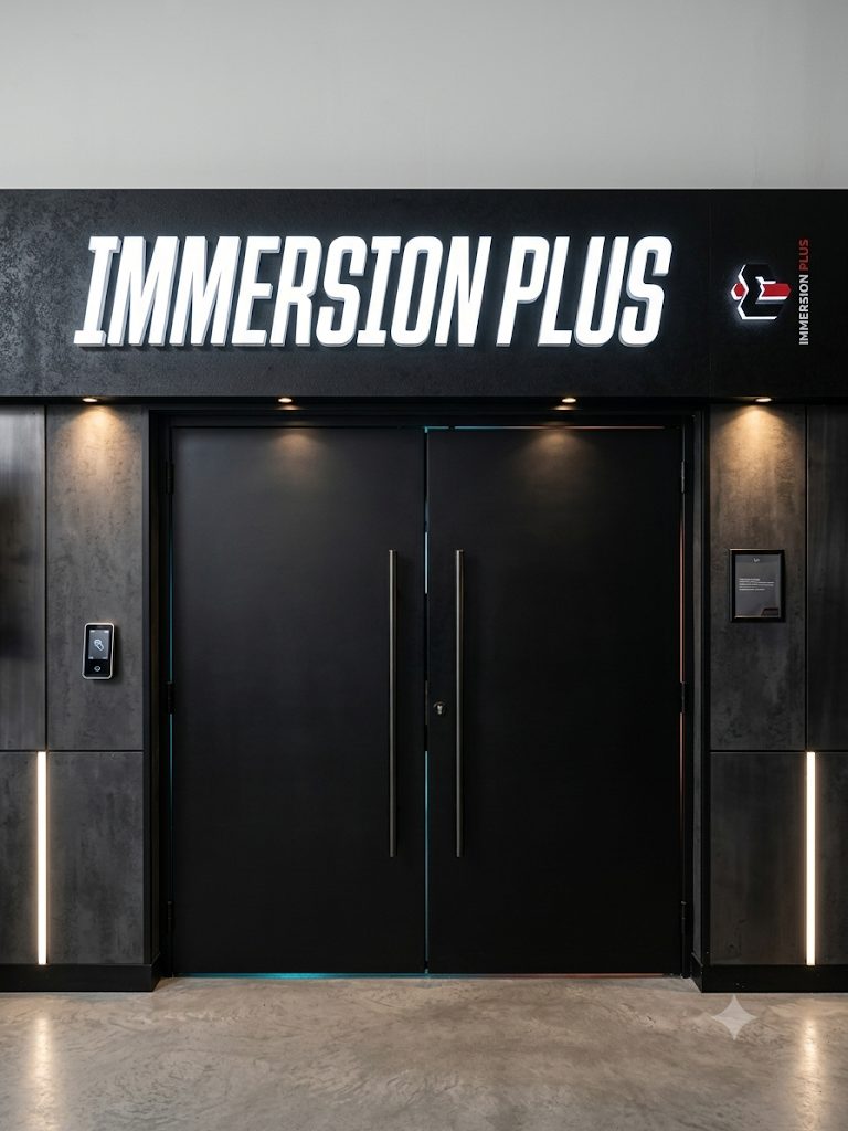 Entrée de la salle Immersion Plus